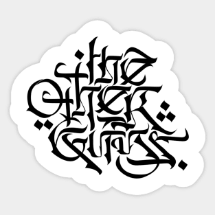 The Other Guys black font Sticker